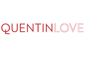 QUENTIN LOVE LOGO WHITE NEW