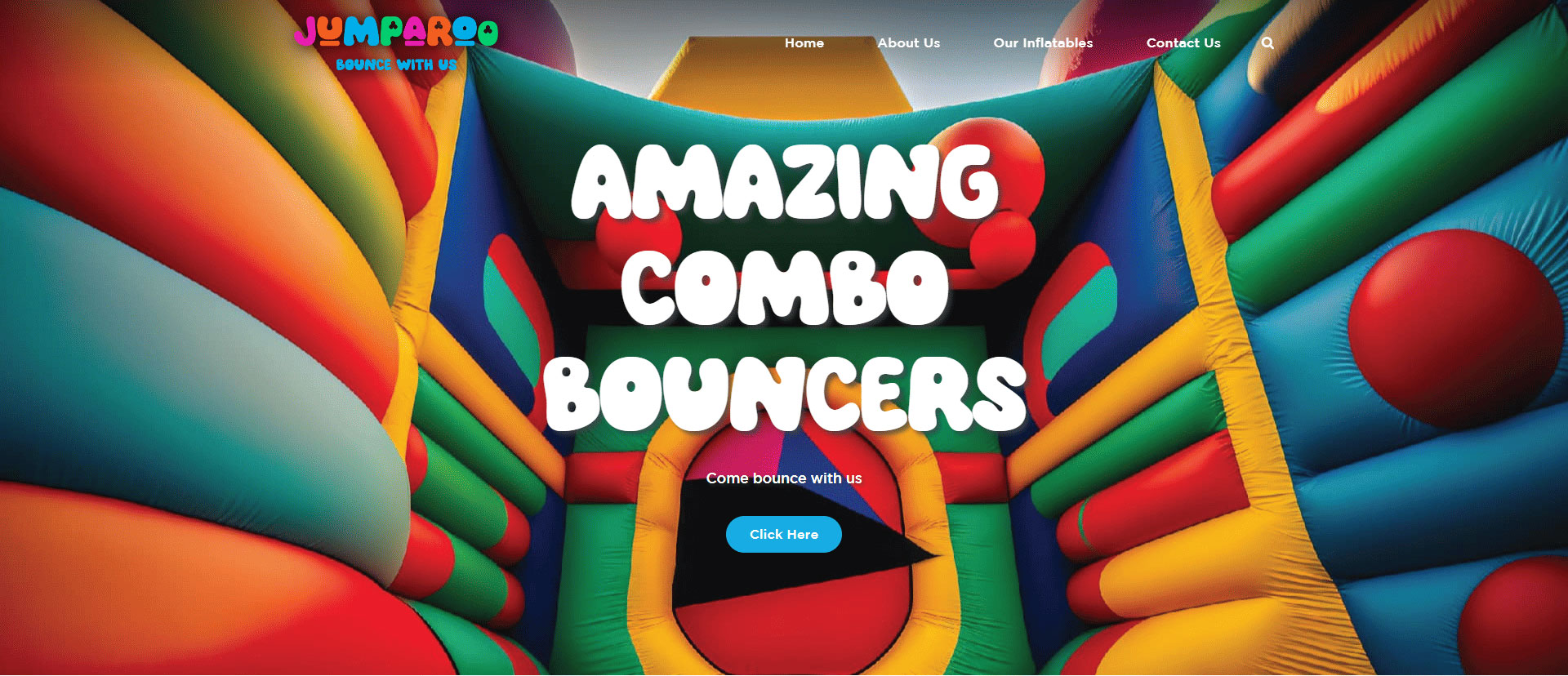 KIDS PARTY RENTALS WEBSITE DESIGN